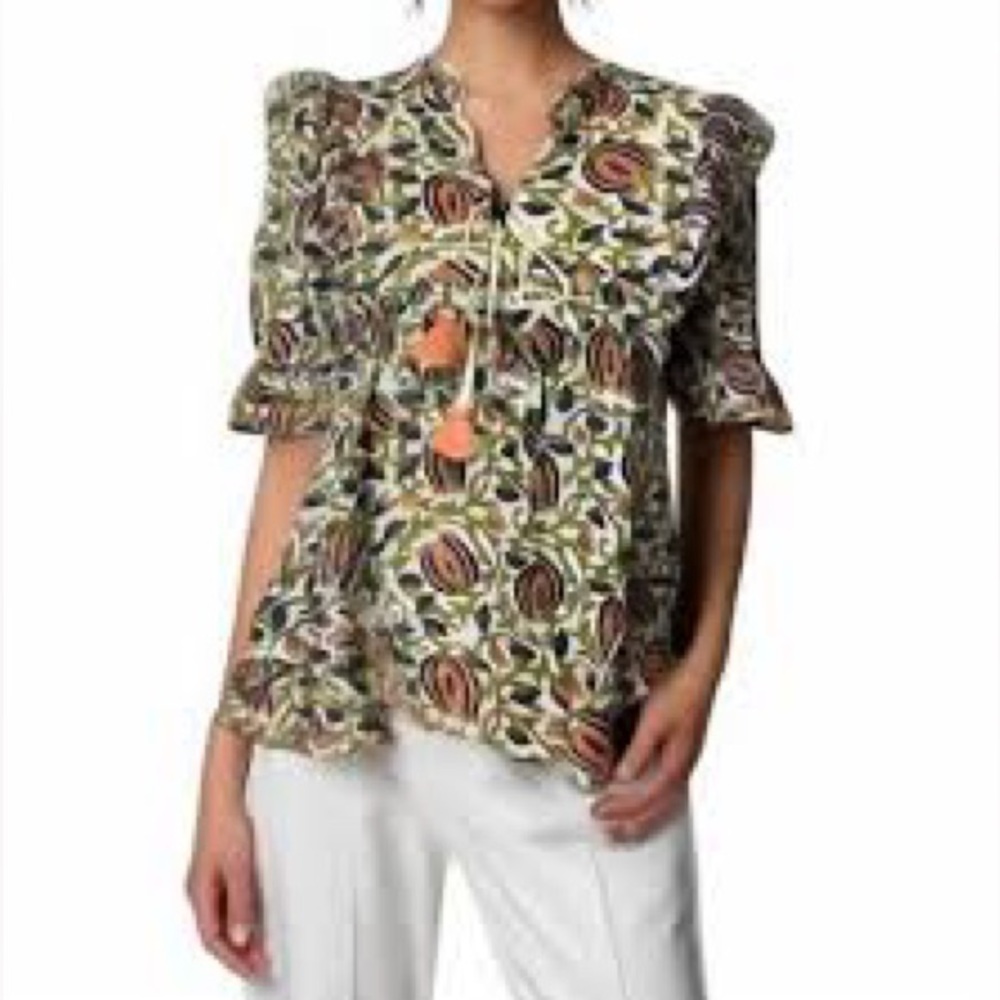 NWT Celina Moon‎ Floral Top